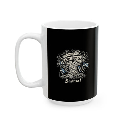 Battle of Culloden Saorsa Freedom Ceramic Mug, (11oz, 15oz)