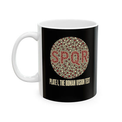 Roman Vision Test Ceramic Mug, (11oz, 15oz)