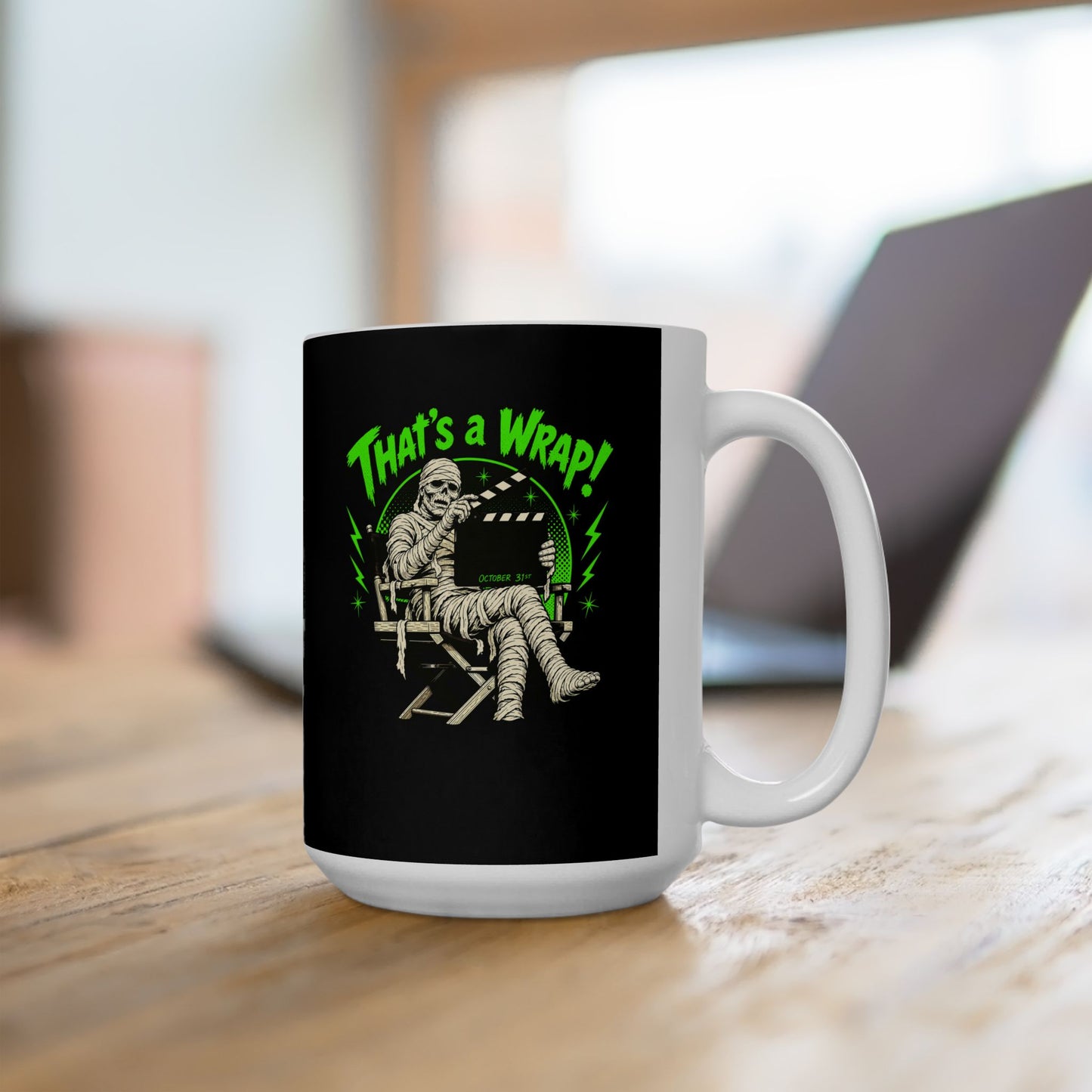 Mummie Director That's a Wrap Ceramic Mug, (11oz, 15oz)
