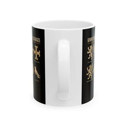 Know Your Heraldic Charges Ceramic Mug, (11oz, 15oz)
