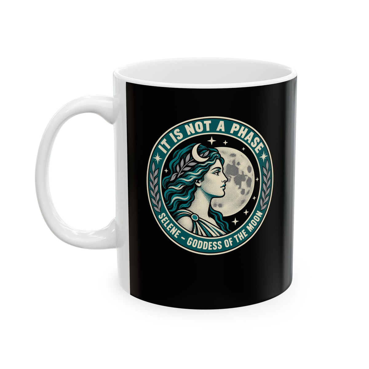 Selene Goddess of the Moon Ceramic Mug, (11oz, 15oz)