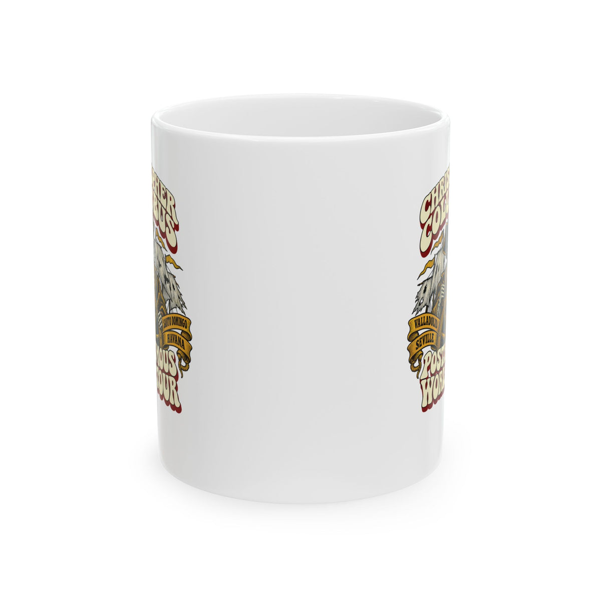 Columbus Posthumous World Tour Ceramic Mug, (11oz, 15oz)