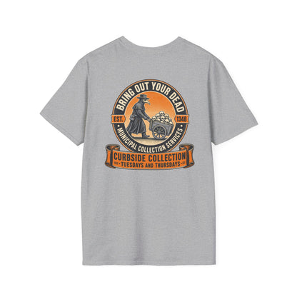 Bring Out Your Dead Plague Doctor Back Print T-Shirt