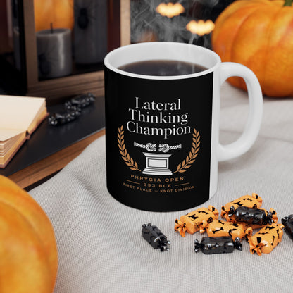 Gordian Knot Lateral Thinking Champion Ceramic Mug, (11oz, 15oz)