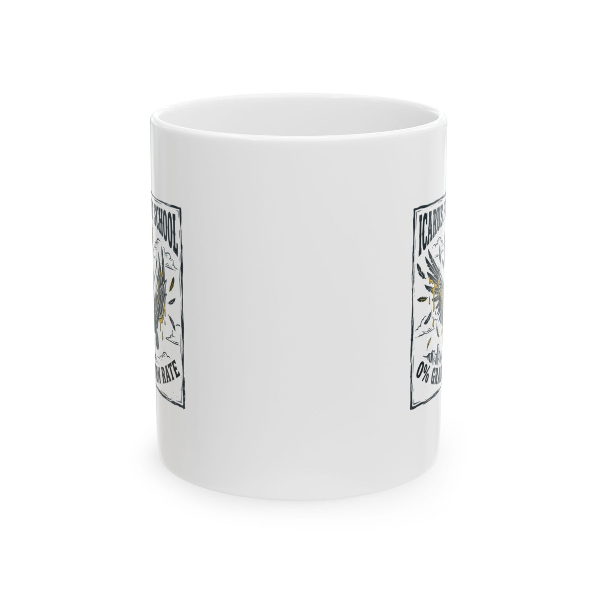 Icarus Flight School Ceramic Mug, (11oz, 15oz)