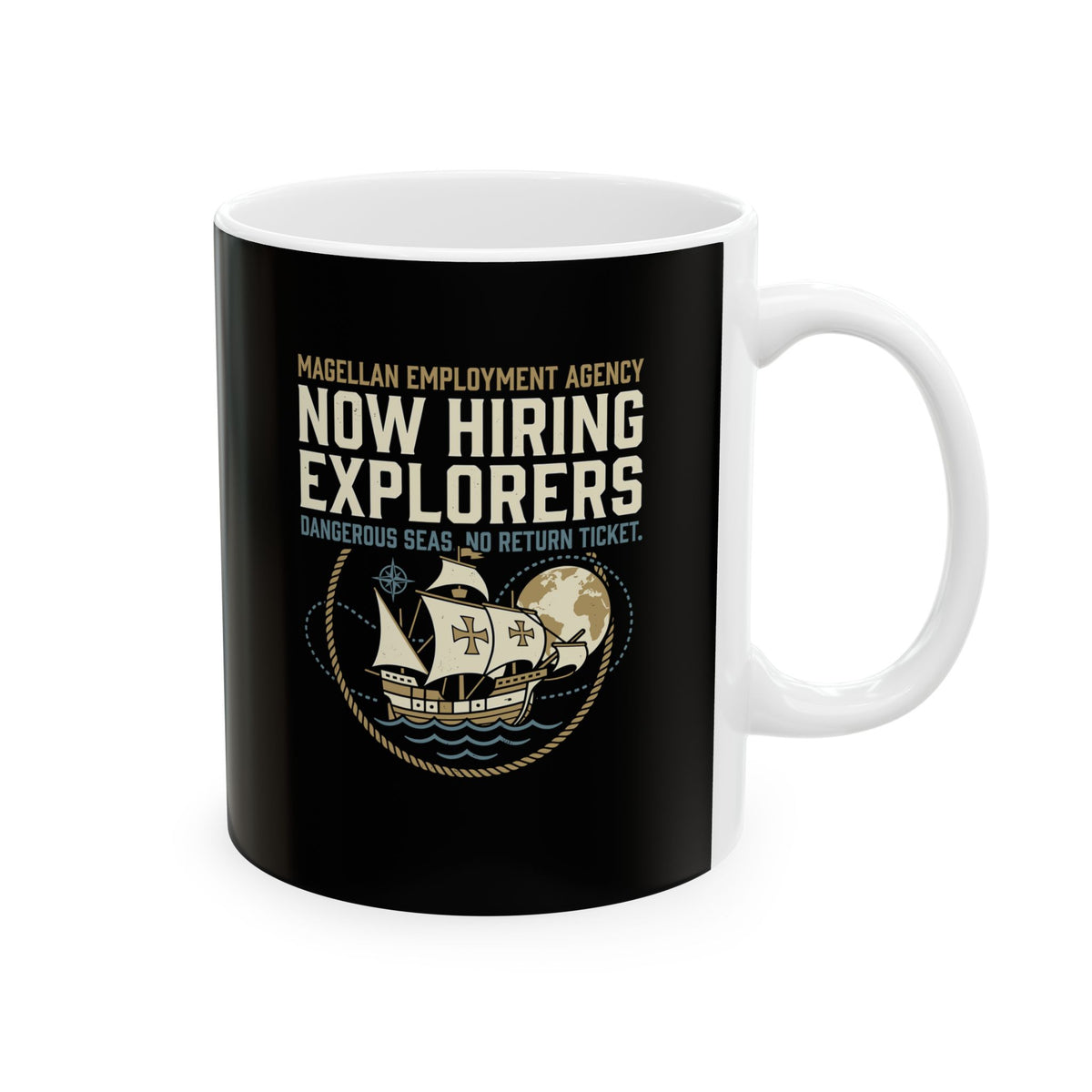 Magellan Emplyment Agency Ceramic Mug, (11oz, 15oz)