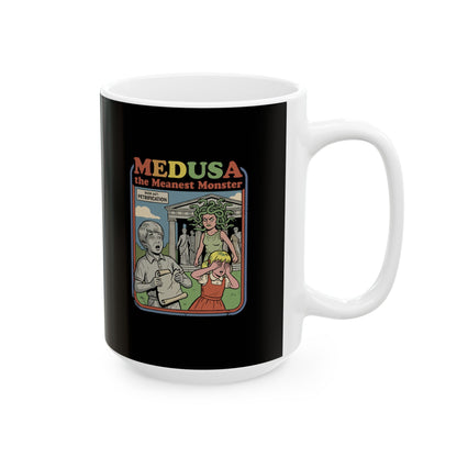 Medusa Meanest Monster Ceramic Mug, (11oz, 15oz)
