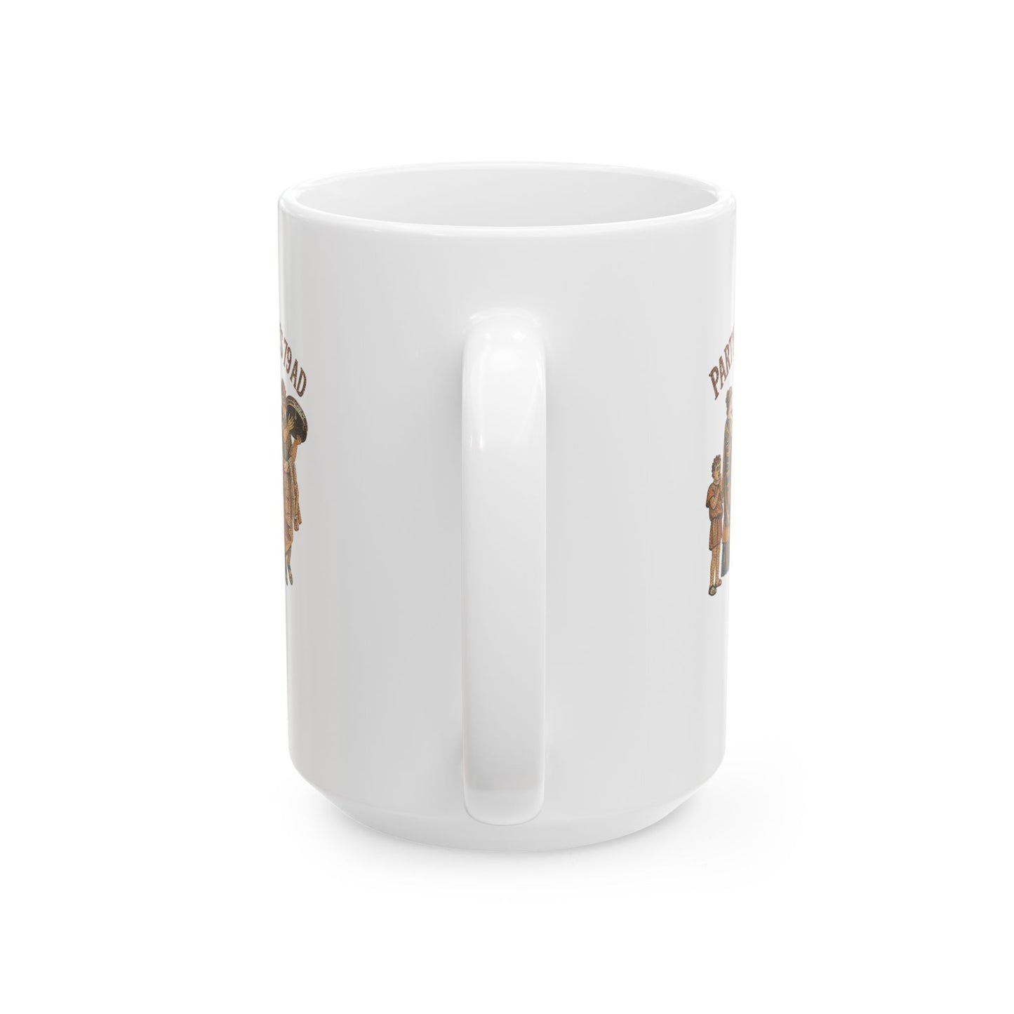 Party Like It's 79 Pompeii Mosaic Ceramic Mug, (11oz, 15oz)