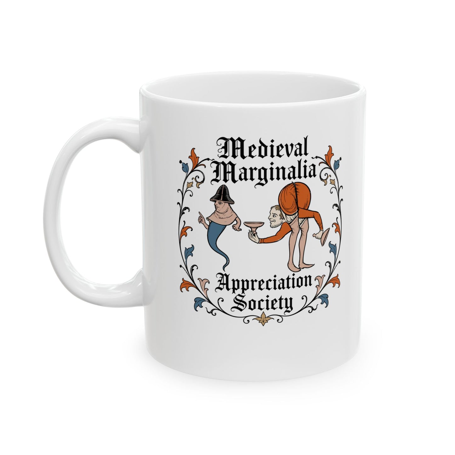 Medieval Marginalia Appreciation Society Men Ceramic Mug, (11oz, 15oz)