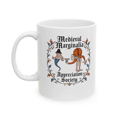 Medieval Marginalia Appreciation Society Men Ceramic Mug, (11oz, 15oz)