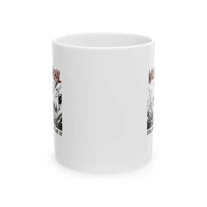 William Marshal Kicking Ass Age 70 Ceramic Mug, (11oz, 15oz)