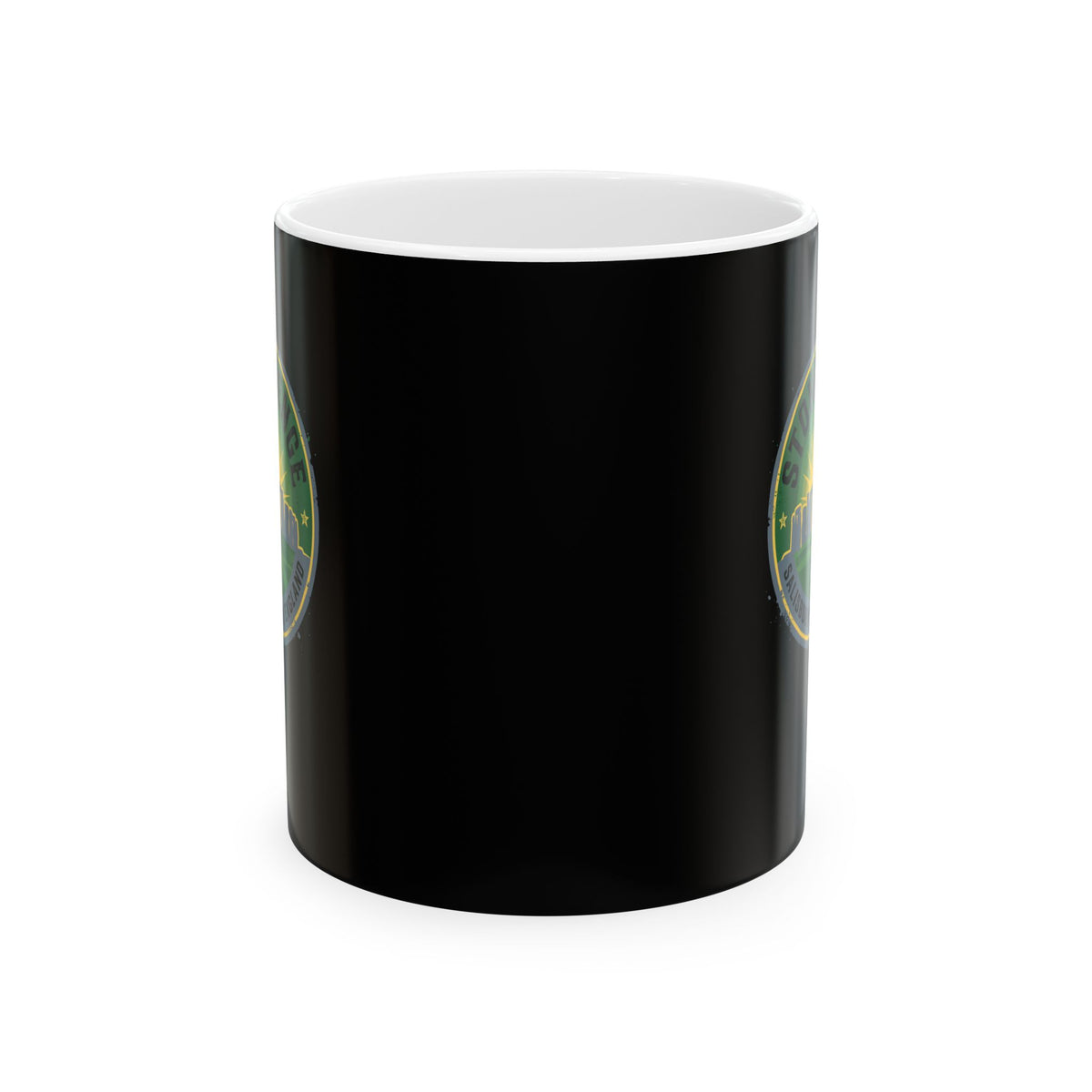 Stone Henge Badge Ceramic Mug, (11oz, 15oz)