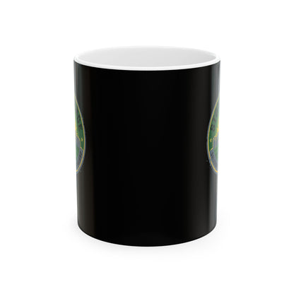 Stone Henge Badge Ceramic Mug, (11oz, 15oz)