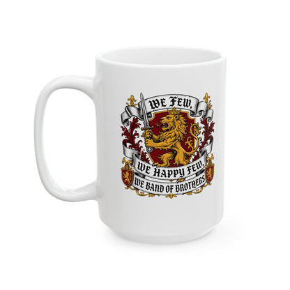 Band Of Brothers Quote Ceramic Mug, (11oz, 15oz)