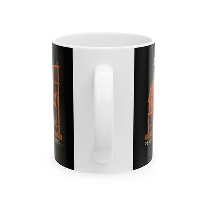 Odysseus Penelope Is Typing Red Figure Ceramic Mug, (11oz, 15oz)