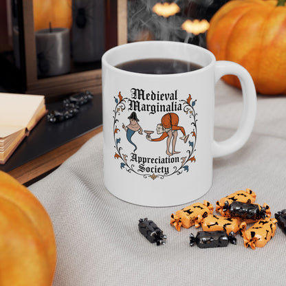 Medieval Marginalia Appreciation Society Men Ceramic Mug, (11oz, 15oz)