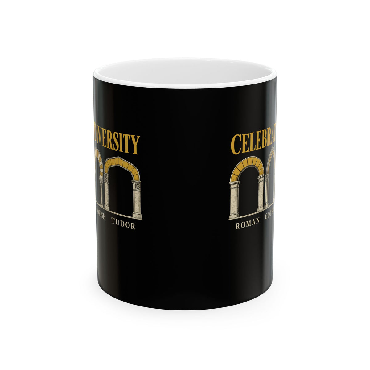 Celebrate Diversity Arches Ceramic Mug, (11oz, 15oz)