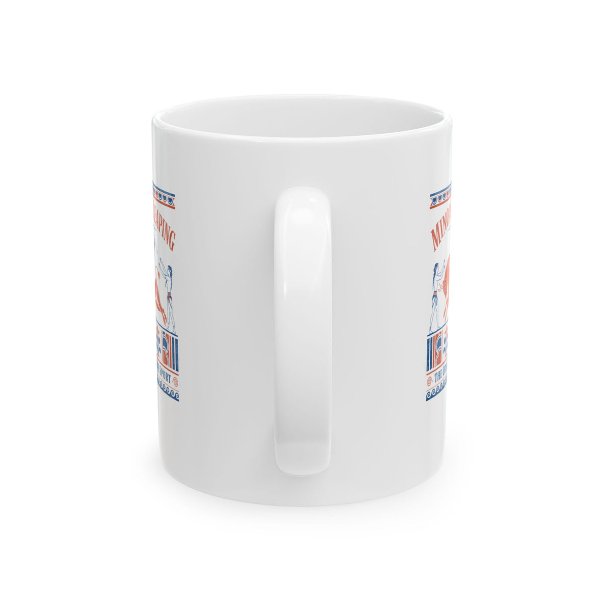 Minoan Bull Leaping Extreme Sport Ceramic Mug, (11oz, 15oz)