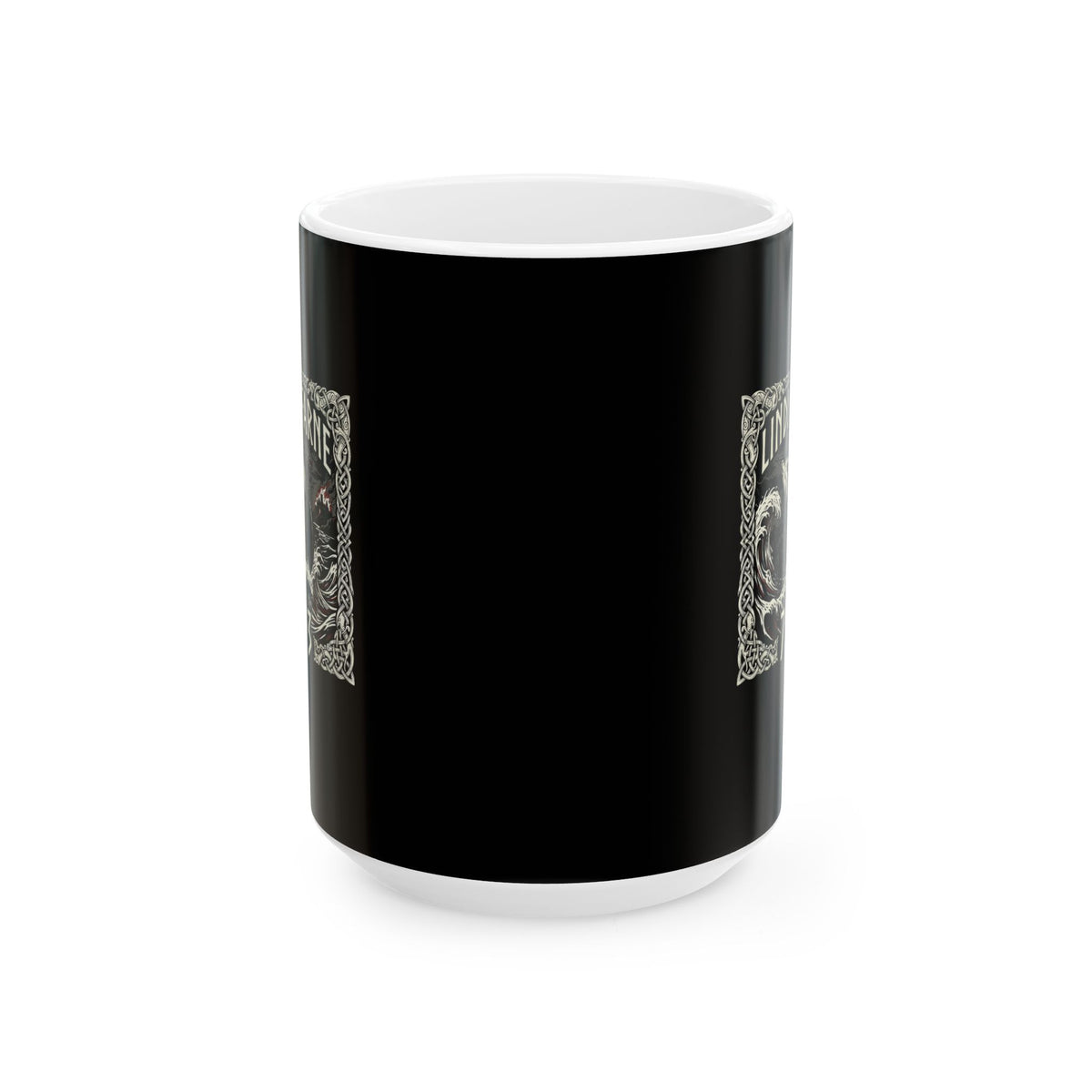 Viking Raid on Lindisfarne Ceramic Mug, (11oz, 15oz)