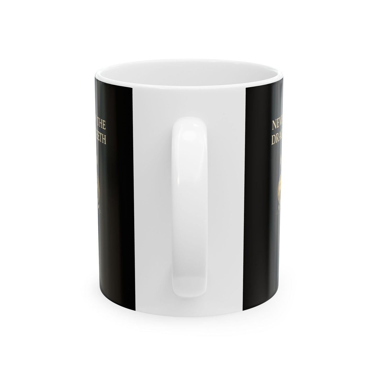Cadma Never Sow Dragon Teeth Ceramic Mug, (11oz, 15oz)
