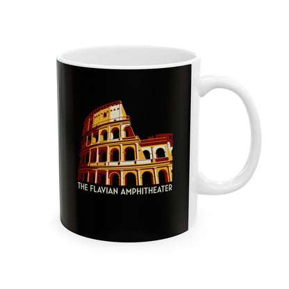 Colosseum Flavian Amphitheater Ceramic Mug, (11oz, 15oz)