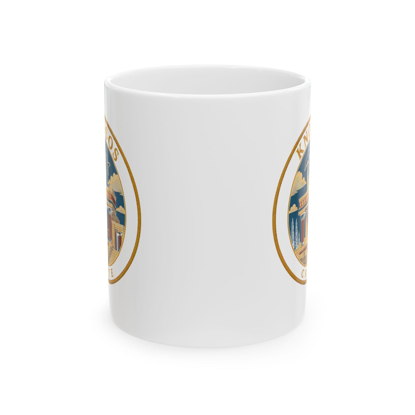 Knossos Crete Palace Patch Ceramic Mug, (11oz, 15oz)