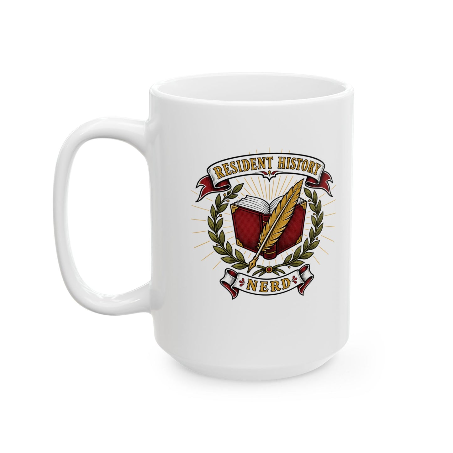 Resident History Nerd Ceramic Mug, (11oz, 15oz)