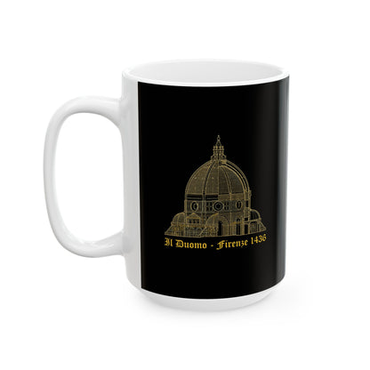 Brunelleschi's Dome Firenze Ceramic Mug, (11oz, 15oz)