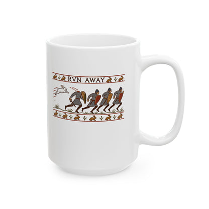 Run Away Killer Rabbit Holy Grail Ceramic Mug, (11oz, 15oz)