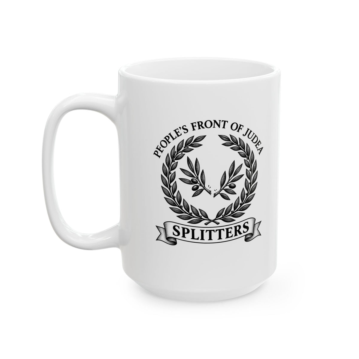 Splitters People's Front of Judea Crest Ceramic Mug, (11oz, 15oz)