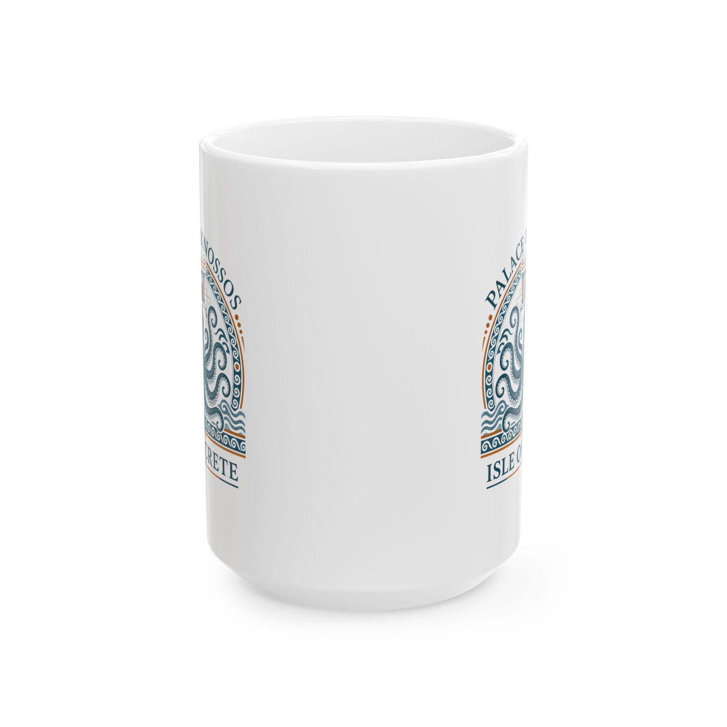 Palace of Knossos Octopus Ceramic Mug, (11oz, 15oz)