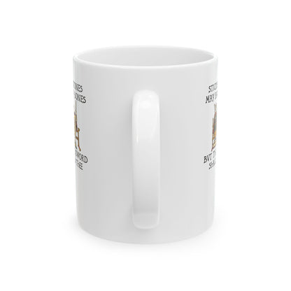 Sticks and Stones Medieval Tapestry Ceramic Mug, (11oz, 15oz)