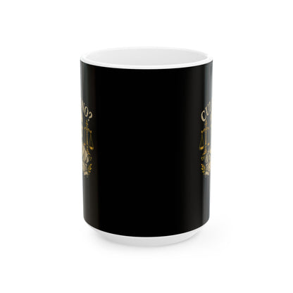 Cicero Cui Bono Who Benefits Ceramic Mug, (11oz, 15oz)