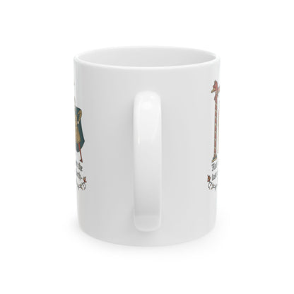 Ælfgyva Bayeux Tapestry Ceramic Mug, (11oz, 15oz)