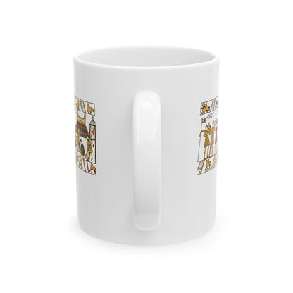 Bayeux Tapestry Not a Phone in Sight Ceramic Mug, (11oz, 15oz)