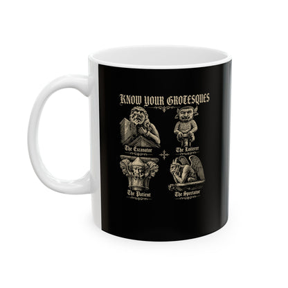 Know Your Grotesques Ceramic Mug, (11oz, 15oz)