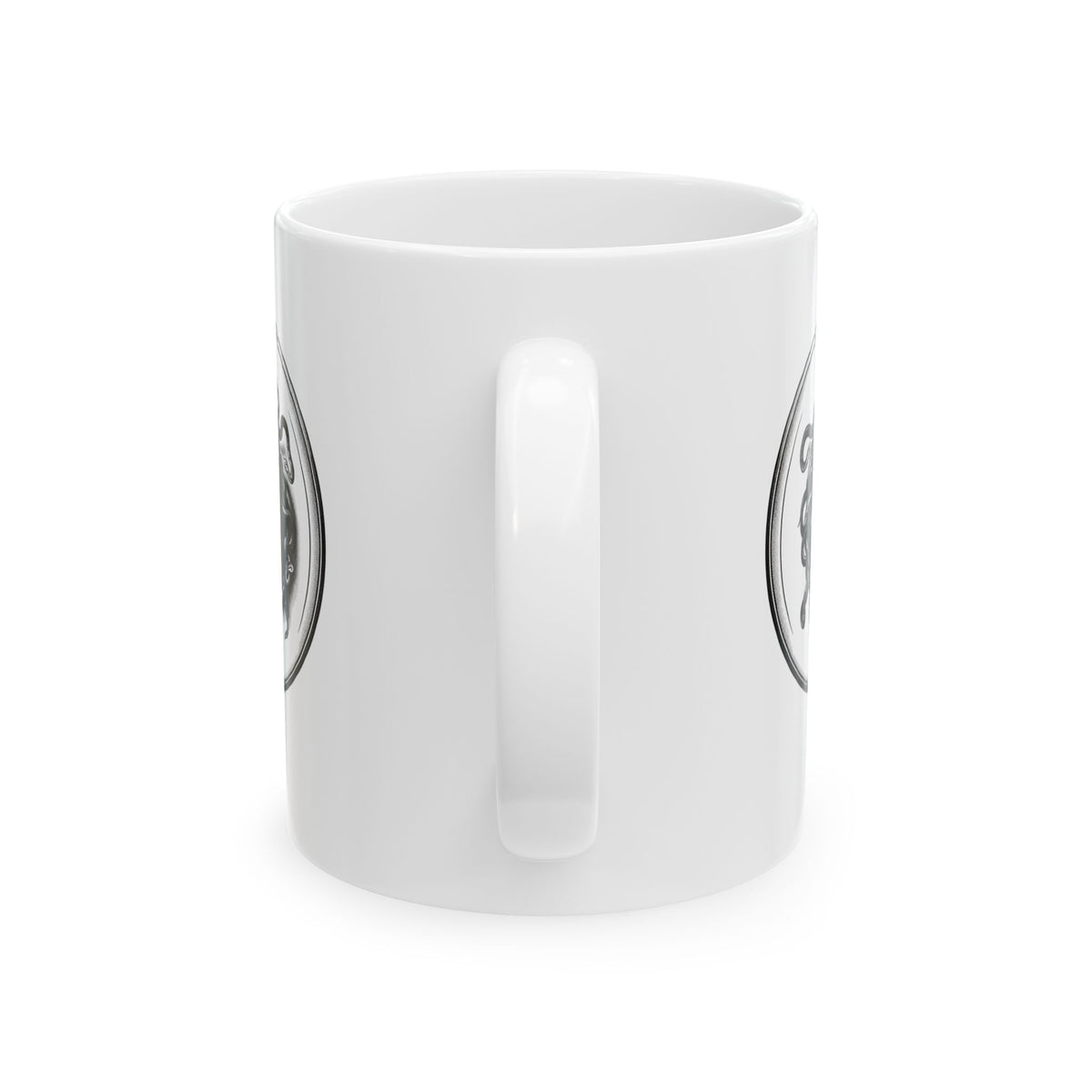 Caravaggio's Medusa B&W Ceramic Mug, (11oz, 15oz)