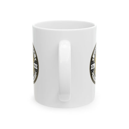 Spartan Quote With Shield Or On It Ceramic Mug, (11oz, 15oz)