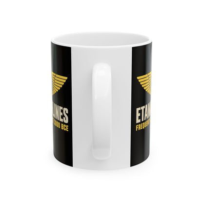 Etana Airlines The Original Red-Eye Ceramic Mug, (11oz, 15oz)