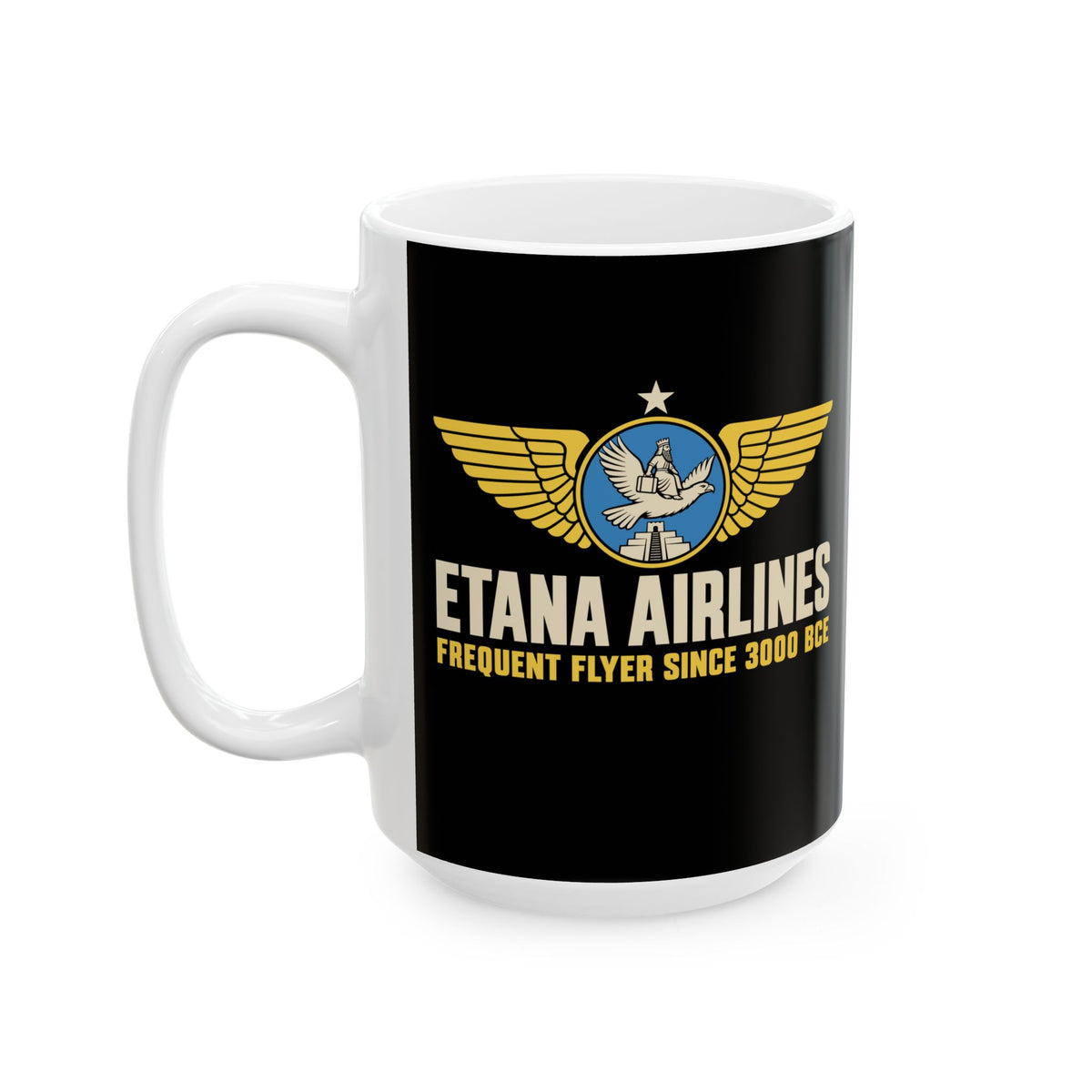 Etana Airlines The Original Red-Eye Ceramic Mug, (11oz, 15oz)