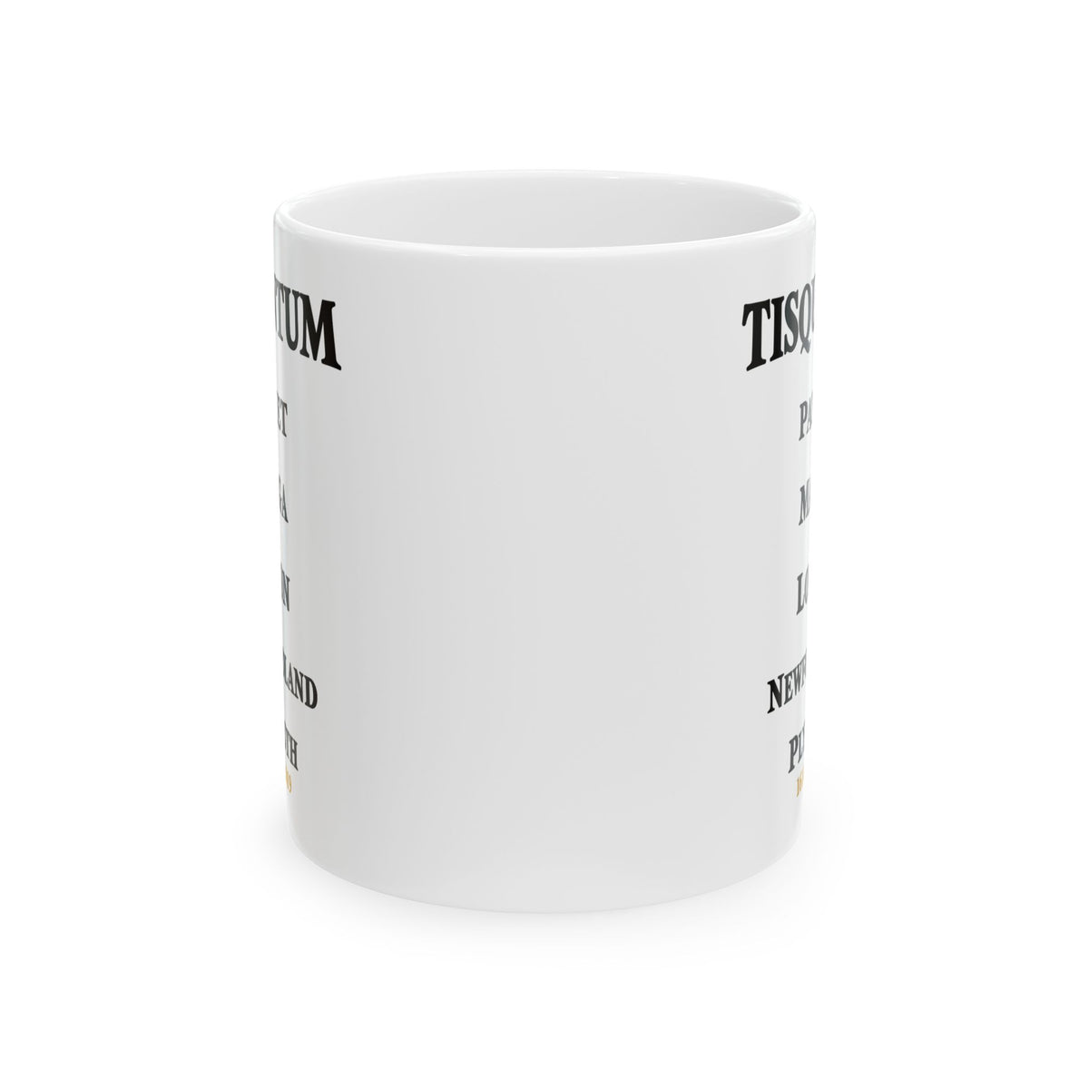 Tisquantum Route Map Ceramic Mug, (11oz, 15oz)