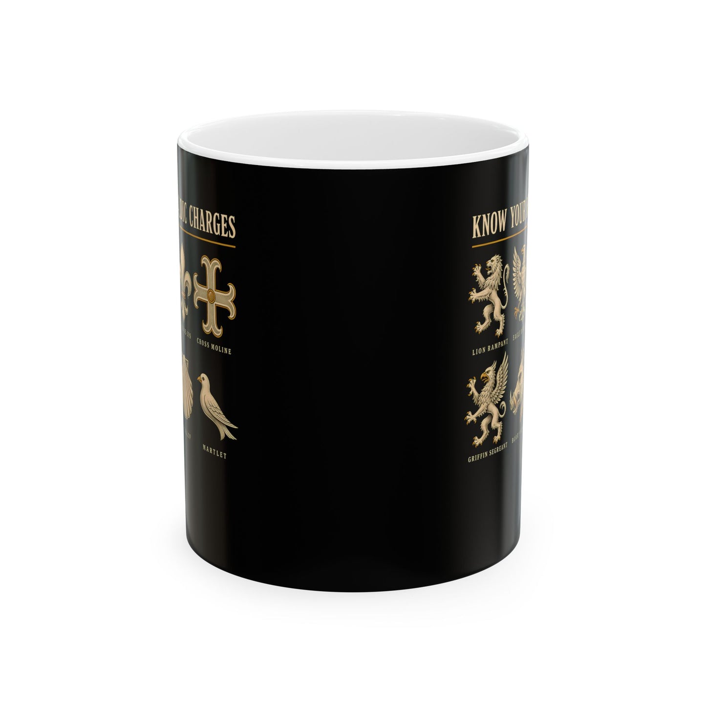 Know Your Heraldic Charges Ceramic Mug, (11oz, 15oz)