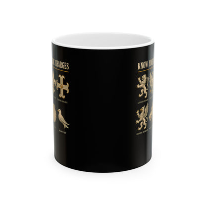 Know Your Heraldic Charges Ceramic Mug, (11oz, 15oz)