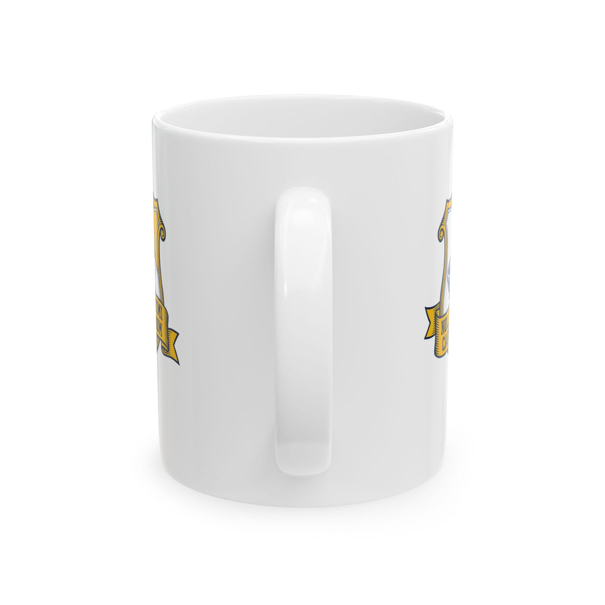 Don't Let the Bastards Grind You Down Latin Quote Ceramic Mug, (11oz, 15oz)