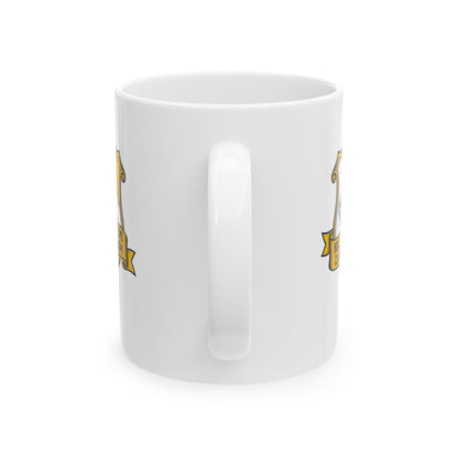 Don't Let the Bastards Grind You Down Latin Quote Ceramic Mug, (11oz, 15oz)