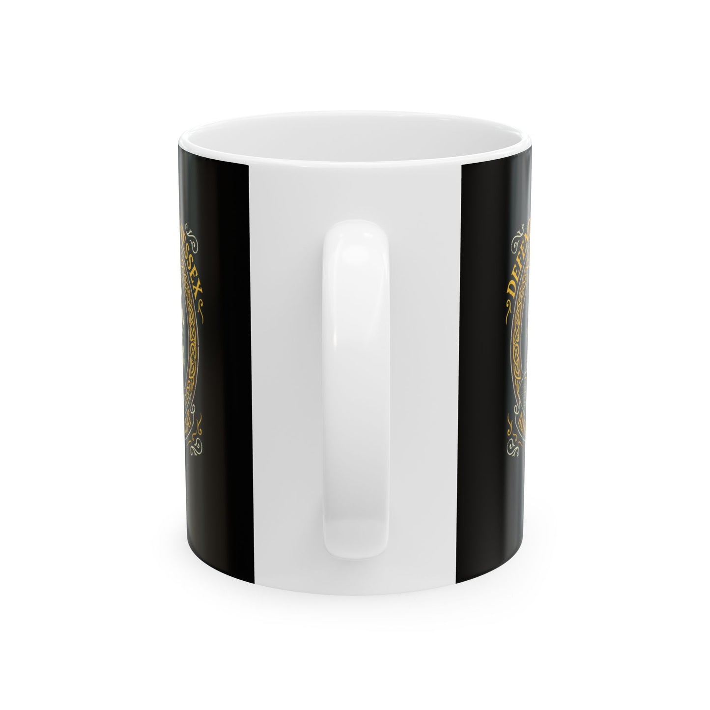 Alfred the Great Defender of Wessex Ceramic Mug, (11oz, 15oz)