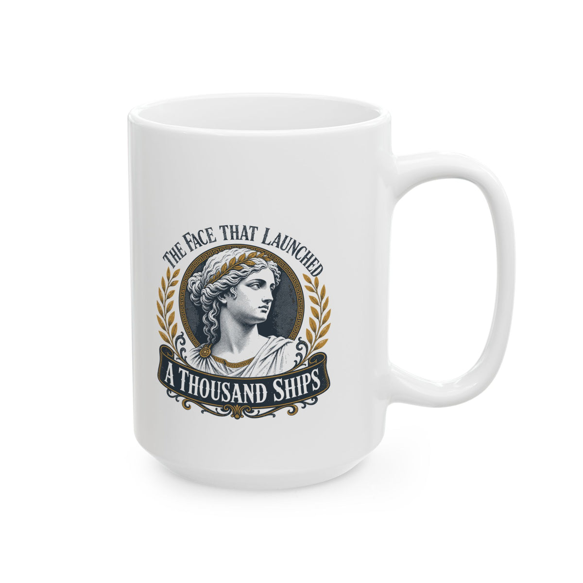 Helen of Troy Face a Thousand Ships Ceramic Mug, (11oz, 15oz)