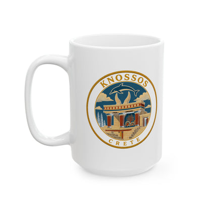 Knossos Crete Palace Patch Ceramic Mug, (11oz, 15oz)