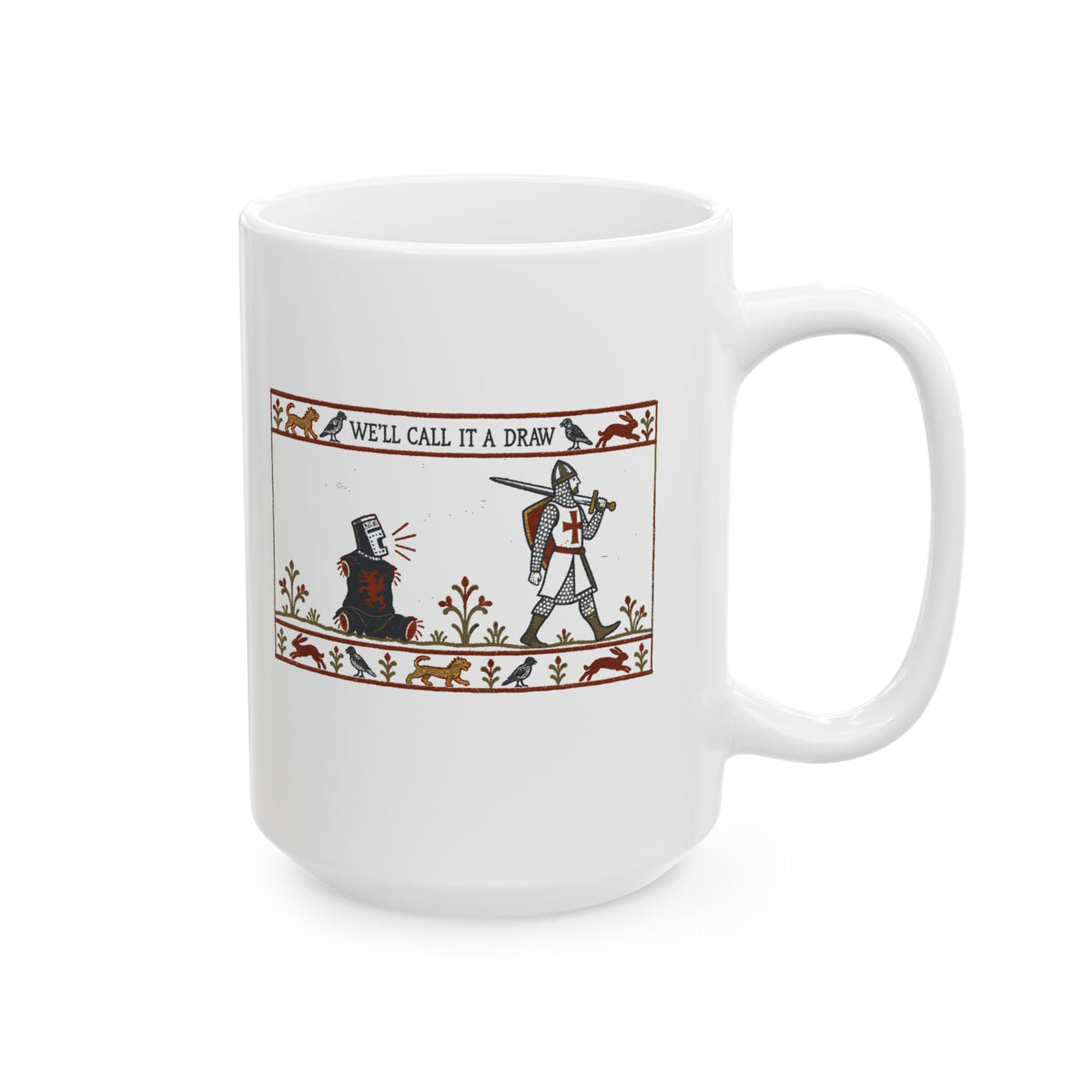 Black Knight Holy Grail Quote Ceramic Mug, (11oz, 15oz)