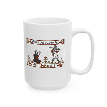 Black Knight Holy Grail Quote Ceramic Mug, (11oz, 15oz)